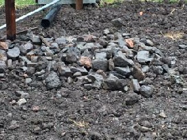 Persimmon bury rubble in gardens!