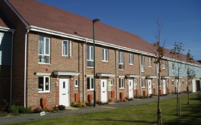 Typical small  new homes 